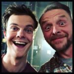 Simon Pegg Instagram - Father and Son together again. @theboystv, Season 4. Next year.