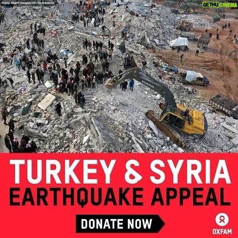 Simon Pegg Instagram - Turkey and Syria have been hit by two devastating earthquakes. Currently statements from officials in the affected countries have put the death toll at over 5,000 people but it is expected that this number will rise. In Syria alone over 15 million people are in desperate need of humanitarian assistance and support. Oxfam are responding and working with local partners.You can help. Donate now. https://bit.ly/3HZHvI8