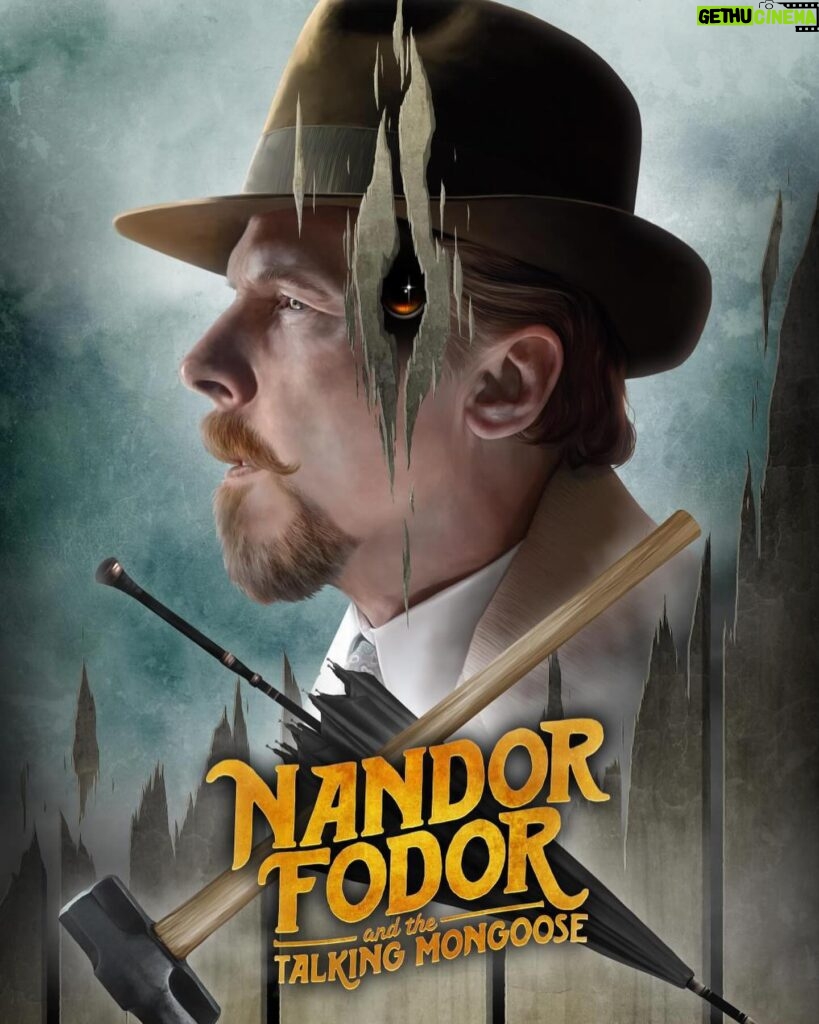 Simon Pegg Instagram - Haven’t been able to post about this while industrial action was ongoing but as luck would have it, it’s just landed on @amazonprime in the UK, in time for the resolution of the strike and weekend viewing. So if you like strange things, check out Nandor Fodor and the Talking Mongoose. Posters by @mistersamshearon @soaringsigal @driverminnie @mrchristopherlloyd @timdownie1 @ruthie_connell @gary_ramsey_beadle @jessicalbalmer @neilhimself