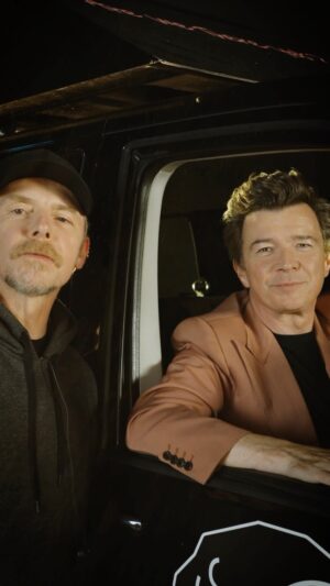 Simon Pegg Instagram - Hello! I bet you’ve always wanted Rick Astley and Simon Pegg to team up and do something very special...👀 

Coming 9th November, 7pm