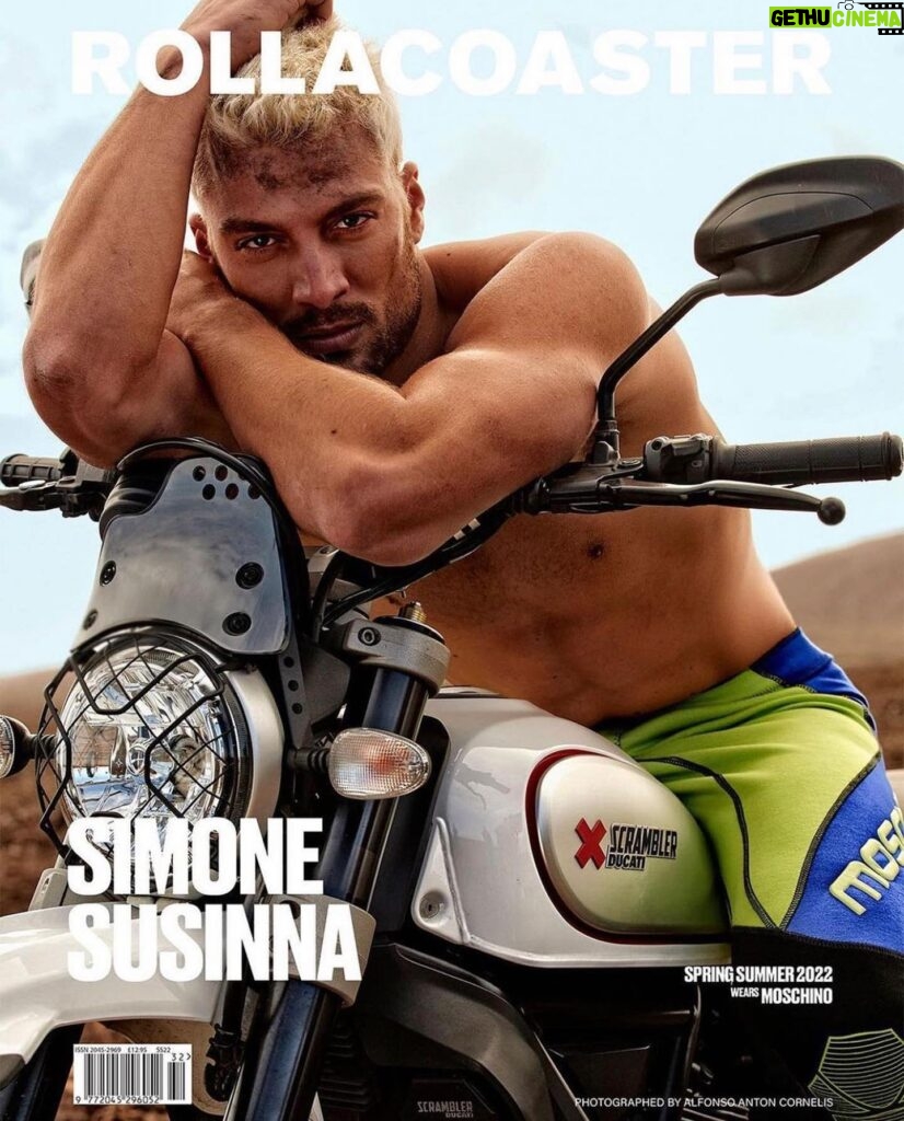 Simone Susinna Instagram - New cover story @rollacoaster Look @moschino Editor @huwgwyther Stylist @gio.a.b Photographer @anton.cornelis