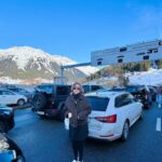 Sissy Prescillia Instagram - Up to snow good 🧚🏼‍♀️ ~Kami dari Zürich, Switzerland menuju ke Livigno, Italy. Lewati Alps yang penuh snow, tapi karna jalan akses tertutup salju, jadi mobil kami harus naik ke kereta buat nyebrang ke gunung salju yang lain 🧚🏼‍♀️🥶