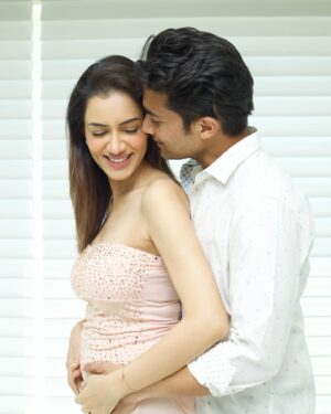 Smriti Khanna Instagram - After a journey filled with more challenges than we ever expected, we are overflowing with emotion as we make this beautiful announcement: Our family is growing! Our darling daughter Anayka is stepping up to the role of big sister, and our dog Lucas is about to become the best big brother. We’ve dreamed of this moment and fought through tough times to get here. Our hearts are full as we share our joy with you. Baby #2 is on the way, and we couldn’t be more excited to meet our newest love. Here’s to new adventures and endless love as a family of four... plus paws! 
September ‘24 it is! ✨👨‍👩‍👧🐶👶🤍