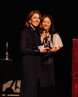 Sofia Coppola Instagram - Thank you to the Academy Museum for the Visionary Award. I’m so grateful to all my great collaborators who have helped me, like my subjects, to find a voice of my own. Thank you to Chloé Zhao for presenting me with the award last night.