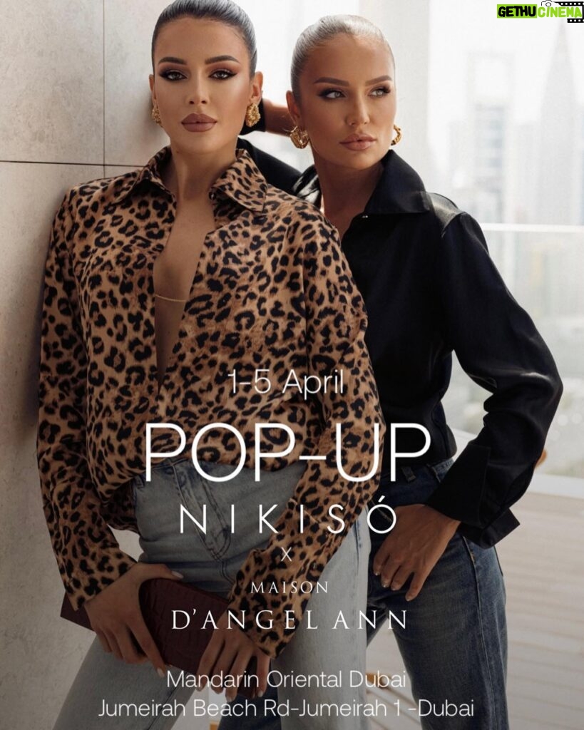 Sofia Nikitchuk Instagram - Уже сегодня в Mandarin Oriental Dubai вы сможете увидеть всю новую коллекцию @nikiso_brand ❤️ 📍1 этаж, ориентир бутик D’AngelAnn Каждый день с 12:00 до 19:30 По всем вопросам: 7 915 031-91-23 ‪ 971 55 782 3271‬
