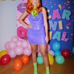 Sofia Scalia Instagram - PARTYYYYY💜💚 Un grazie speciale va a tutti nostri amici che hanno partecipato alla festa che ci hanno fatto divertire da matti!!!🤣🤣🤣 Grazie @mandala_balloon per aver reso la festa super colorata 🎈 Grazie @farinagiorgi per avermi aiutata ad organizzare in così poco tempo ❤️