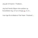 Sofie Linde Instagram - Da jeg var til frisør i Thailand…