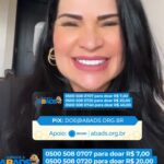 Solange Gomes Instagram - Vamos juntos abraçar a Abads @abads_org ? Faça já a sua doação. ABRACE A ABADS 0500 508 0707 para doar R$ 7,00 0500 508 0720 para doar R$ 20,00 0500 508 0740 para doar R$ 40,00 CUSTO DA LIGAÇÃO DE R$ 0,39 POR MINUTO NO TELEFONE FIXO, E R$ 0,71 NO CELULAR PIX: DOE@ABADS.ORG.BR Apoio: RECORD _abads.org.br