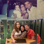 Solange Gomes Instagram - A gente não mudou tanto assim, né? Na primeira foto, dia do batizado da @stephaniegomees com o padrinho @davidpixbet em 2001 e na segunda encontro para falar dos bafos do reality @agrandeconquista Detalhe para a mãozinha da Stephanie 😌🥹😀