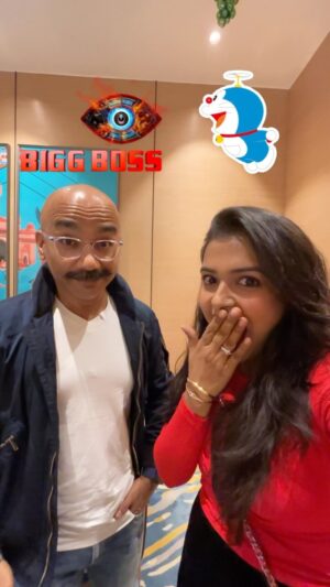 Sonal Kaushal Instagram - The Mega Collab!!
Bigg Boss Narrator X Doraemon 
#biggboss #doraemon @endemolshineind