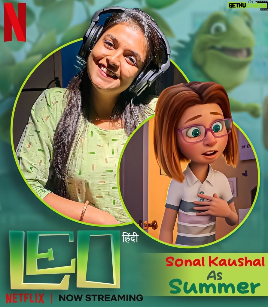 Sonal Kaushal Instagram - Did you watch Leo on @netflix_in? If yes, to Motormouth wala dialogue kis kisne notice kiya? Yes, I dubbed for Leo in the movie and she was actually called Motormouth in a Hindi dialogue 😍 Thanks to @heisdashin for this wonderful idea! @aradhanastudios PC @artist.herry #themotormouth #hindidub