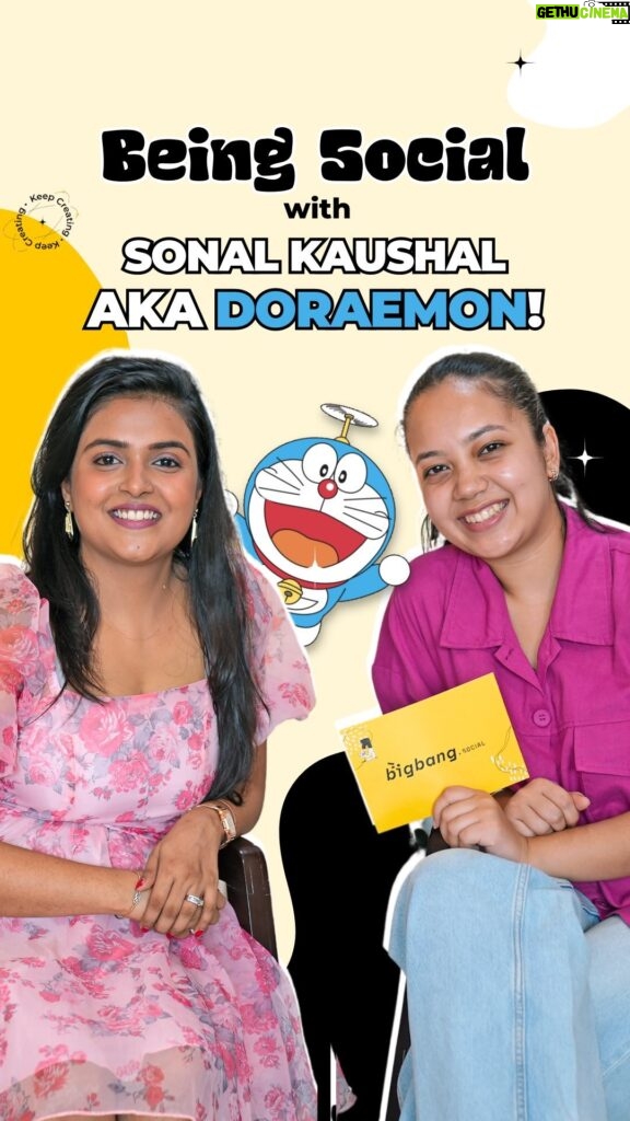 Sonal Kaushal Instagram - We’re diving deep into childhood as the voice behind Shinchan, Doraemon, and Pikachu aka @the_motormouth is here to share her stories with us! Watch the FULL VIDEO ON YOUTUBE!🥳 Link in in the BIO! . . #doraemon #shinchan #voiceartist #vo #childhood #memories #cartoons #motormouth #trending