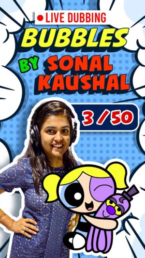 Sonal Kaushal Instagram - Bubbles from the Powerpuff Girls 😀❤️
Thanks to @audiomagick team and @cartoonnetworkindia for always blessing me with the best characters 🩷
