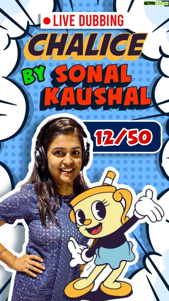 Sonal Kaushal Instagram - Meet Chalice from Cuphead on @netflix_in Thank you @audiomagick for always giving me the characters that are OTT and require a bucket of variations! And this is the 12th character of the series. 😀 ❤️ Keep mentioning more characters that you wanna see