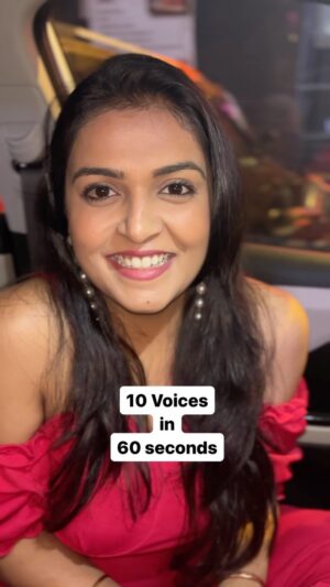 Sonal Kaushal Instagram - Which one was your favourite 🤪

Thank you my personal prompter 😂 @asliutkarsh ❤️
I saw an amazing reel by the super talented @saigodbole wonderfully doing various accents in 60seconds and thought of creating this with my own twist. 💓 Check out Sai’s reel on her profile😀
#voice #voicechallenge #voiceartist #doraemon #pokemon #pikachu
