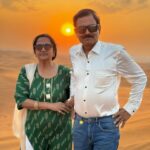 Sonal Kaushal Instagram – Day 1 at Dubai ~
Desert Safari with @arabianexpeditiondubai. 
Creating memories ❤️
PS: I wish, for every wife, handling husbands was as easy as the first picture 😂😂😂
#dubai #dubai2023 #familyholiday