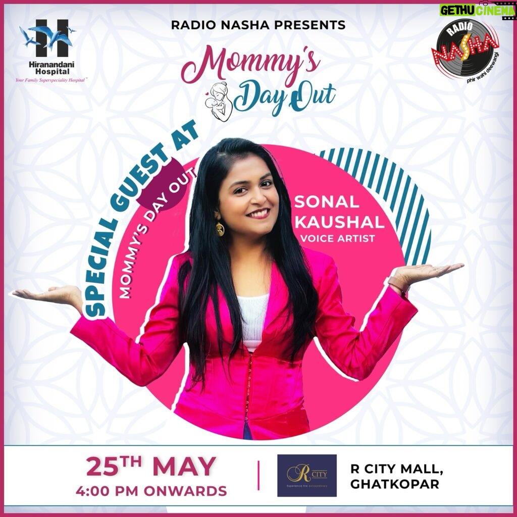 Sonal Kaushal Instagram - We are so excited to have @the_motormouth who is the voice behind many of our favourite cartoon characters as our “Special Guest” at “Mommy’s Day Out” ✨ Have you registered yourself for “Mommy’s Day out” yet? If not then register for free right now! Registration link in the bio! 25th of May will become special when we will have some your favourite Celeb Moms, Influencers, Mom Bloggers all coming together to have some fun chat, games, performances & so much more planned just for you. If you are a MOTHER & wish to become a part of this exciting evening, then - REGISTER NOW (LINK IN BIO) Brought to you by - @drlhhiranandanihospital Community Partners - @momsleagueglobal @bloggersmeetinfo (Mother’s Day, Trending, Mother, Mother’s of Mumbai, Mumbai, Mother’s Health, Mother’s Day Out)