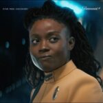 Sonequa Martin-Green Instagram – Hey hey, for those who could watch, I hope you enjoyed the mid-season premiere of #startrekdiscovery yesterday. Let’s talk about it, I’ll be live later today from 5:30p PST to 6p. And honestly I’m excited to big up the magnificent Oyin Oladejo and her stellar performance as Commander Owosekun during this here #blackhistorymonth too. 😉🖤 See you soon…! 🖖🏽#startrekdiscovery #letsfly