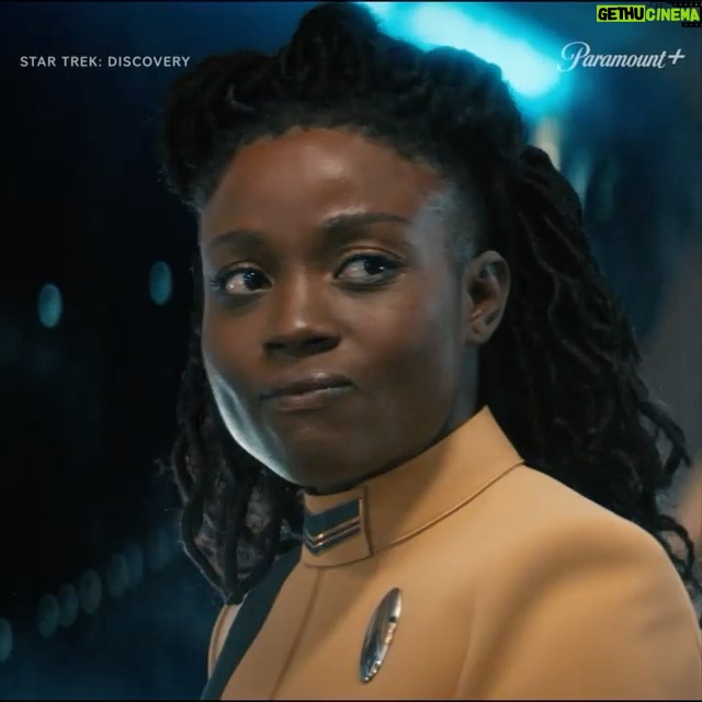 Sonequa Martin-Green Instagram - Hey hey, for those who could watch, I hope you enjoyed the mid-season premiere of #startrekdiscovery yesterday. Let’s talk about it, I’ll be live later today from 5:30p PST to 6p. And honestly I’m excited to big up the magnificent Oyin Oladejo and her stellar performance as Commander Owosekun during this here #blackhistorymonth too. 😉🖤 See you soon…! 🖖🏽#startrekdiscovery #letsfly