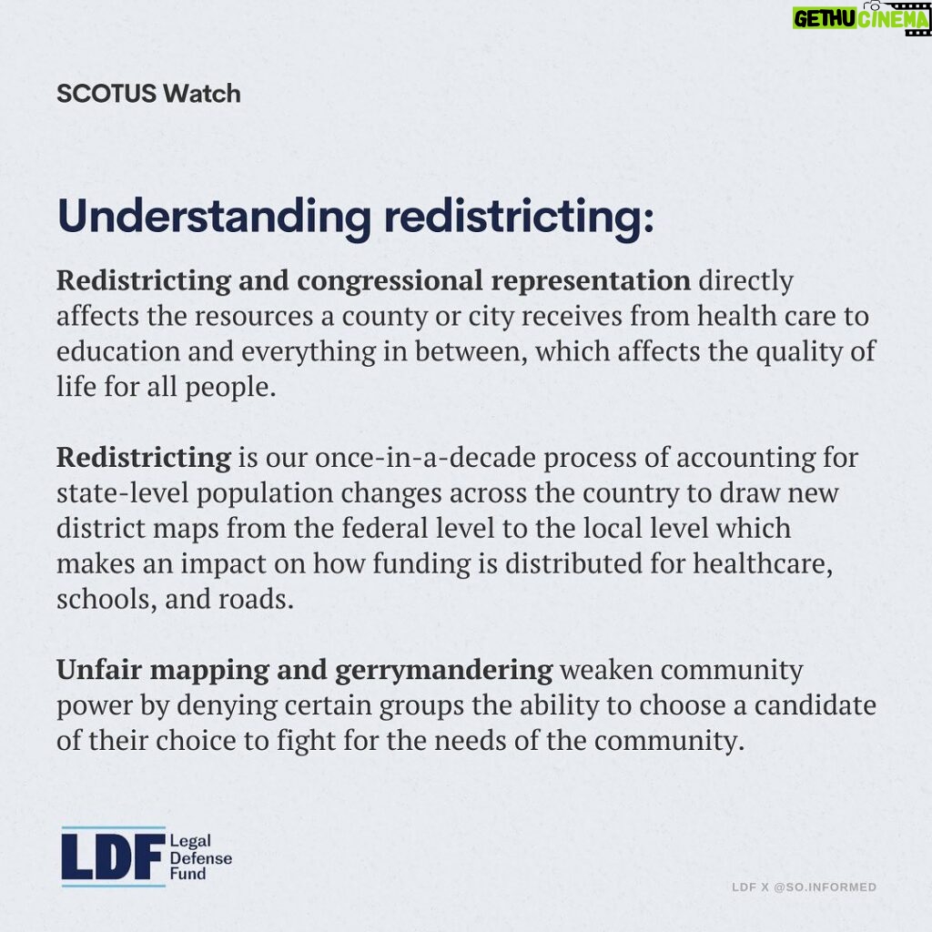Sonequa Martin-Green Instagram - Alright y’all. So last week, the Supreme Court heard oral arguments in Merrill v. Milligan. This case centers on discriminatory redistricting practices in Alabama, which could have a widespread effect across the US. @NAACP_LDF and @So.Informed teamed up to share more about the case, how gerrymandered redistricting can dilute the power of Black voters, and why we must protect voting rights and fight for fair maps. It’s a lot to read but please, swipe. 🖤