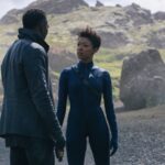 Sonequa Martin-Green Instagram - A few of my favorite moments, mostly off camera, from Episode 1. A lot of the joy was getting to be in Iceland. The constant daylight, the hot springs, the landscapes, the kind people. Getting gooed up to be “spat out” by Molly was hilarious and crazy cold, haha. We all got to be in the hot spring to grab that quick moment of Book and Burnham escaping. 😄 And the fight was a trip. We were against the clock that day at this gorgeous beach, so the fantastic @davidajala and I had to dig deep and get it done. So much fun. It took a lot out of us but it was so much fun. This whole episode was inspiring to watch come together, brilliantly directed by @olatundeo (per usual), and beautifully written by @alexkurtzmanofficial @michelleparadise1 and Jenny Lumet. 🖤 Wanna binge? Now’s a great time because the #disco Season 3 finale airs this Thursday. More of my faves to come...😉🖖🏽