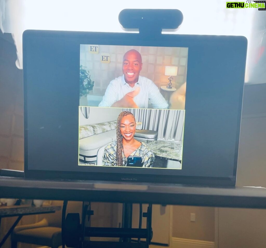 Sonequa Martin-Green Instagram - Pressin’ it up a few days ago. I had a lot of fun talking about Space Jam: A New Legacy. (Always love hanging with @kevinfrazier at @entertainmenttonight 💙 Honestly everybody I connected with was lovely.) I’m seriously proud of this movie. I’ve said this a lot, I think #spacejamanewlegacy has everything it needs to be familiar and nostalgic, but also fresh and exciting for today’s audience. It’s bigger, deeper, even more heartfelt. So very grateful to take such a beloved classic to the next level for eyes, ears and hearts in this new generation. Yeshua you showed showed out with this one! July 16th y’all…! #spacejam2 #spacejamanewlegacy