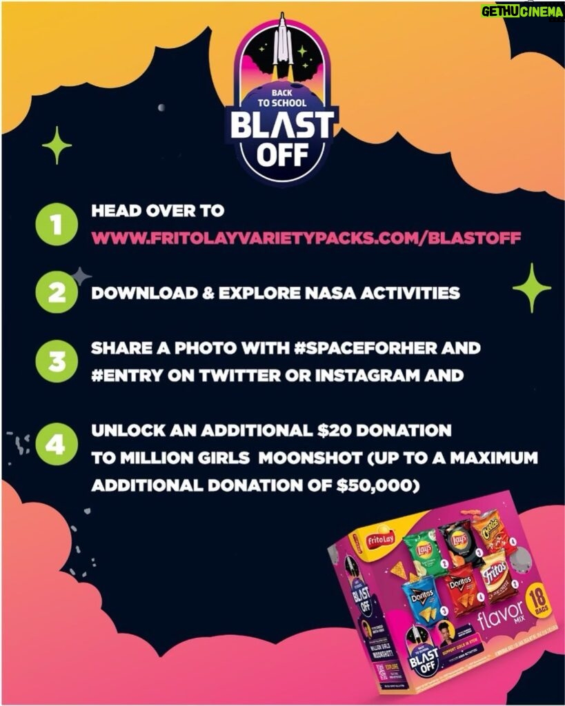 Sonequa Martin-Green Instagram - #ad Make sure you’ve shared your STEM activity on Twitter or Instagram with #SpaceForHer and #Entry so @flvarietypacks will make a $20 donation to @girlsmoonshot, an amazing program giving girls the opportunities to become future space explorers 💫