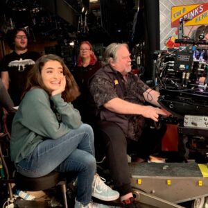 Soni Bringas Instagram - This is me pretending to direct an episode then quickly getting in trouble for not being where I was supposed to be 🙈 #maybenexttime