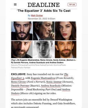 Sonia Ammar Instagram - Beyond grateful. 😭 @antoinefuqua @theequalizermovie