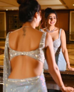Soniya Bansal Instagram - Be who you are and say what you feel, because those who mind don't matter, and those who matter don't mind.  Credits for saree

Outfit @kaaishabyshalini
Hand accessories @aquamarine_jewellery
Neckpiece @rubans.in @oakpinionpr
Styled by @shru_birla