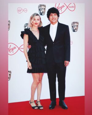 Sophia di Martino Instagram - We went out! Thanks for our dinner @bafta - so nice not to have to cook
Frock @celiabdesigner 
Hair @naokawakamihair 
Eyeliner borrowed from @sankles