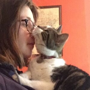 Sophia di Martino Instagram - Today we said goodbye to the greediest, most stubborn, most incredibly cuddly cat I’ve ever met. We are heartbroken and will miss you very much, Dora. Sunbathe in peace little chunk. We love you. ♥️