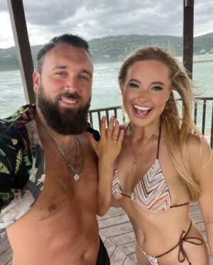 Sophie Lloyd Instagram - Here’s to forever with my bestfriend 🥂💍
 
#engaged #jamaica