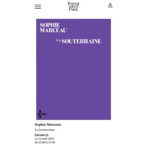 Sophie Marceau Instagram - Si ça vous dit de me retrouver autour de mon nouveau livre, pour une dédicace, un échange. Je vous attends samedi prochain 🧚✨