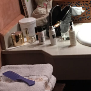 Sophie Marceau Instagram - Voyages ✈️ :
La valise
La brosse à dents
Le peigne 
Le petit sac
Les chaussures