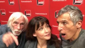 Sophie Marceau Instagram - Un petit moment détente avec Nagui ce matin, bonne journée à tous ! #mmemills @naguiiiiiii