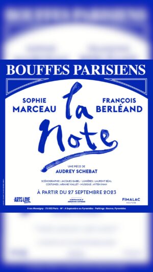 Sophie Marceau Instagram - Découvrez en exclusivité la bande-annonce de “La Note”, pièce d’Audrey Schebat dans laquelle j’aurai le plaisir de jouer aux côtés de @francoisberleand à partir de la rentrée 2023 aux @bouffesparisiens ✨

Places disponibles sur www.bouffesparisiens.com, lien direct dans ma biographie 🎟