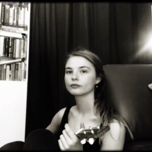 Stefanie Scott Instagram - Came up on shuffle while cleaning Bright Eyes - First day of my life