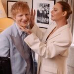 Stella McCartney Instagram - MET GALA: Cheeky moments getting ready with @TeddysPhotos, suited up in my iconic Savile Row tailoring... x Stella #EdSheeran’s suit was tailored in our London atelier from responsibly sourced natural materials, accented with cufflinks and a bowtie encrusted using @VRAIofficial sustainably created diamonds – gently grown using carbon from greenhouse gasses to protect our climate. Discover more at stellamccartney.com. #StellaMcCartney #MetGala #MetGala2024 #InStella