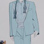 Stella McCartney Instagram - MET GALA: @TeddysPhotos is in bespoke powder blue iconic Savile Row tuxedo tailoring, with cummerbund details inspired by our #StellaSummer24 runway collection.  #EdSheeran is also wearing cufflinks and a bowtie encrusted with @VRAIofficial sustainably created diamonds. Every carat saves 143 lbs of carbon dioxide, and is expertly cut and polished to the highest industry standards – placing them in the top 1% globally. Discover more at stellamccartney.com. #StellaMcCartney #MetGala #MetGala2024 #InStella