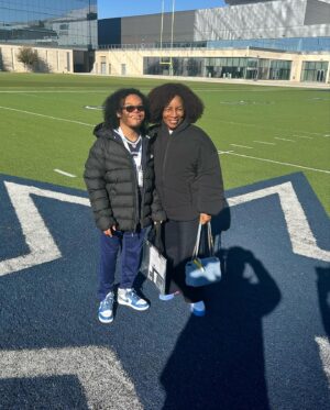 Stephanie Mills Instagram - I cannot let this week go by without acknowledging my grown man, Farad J. Mills, 23rd birthday 🎉🎂👏🏾. #faradj loves the @dallascowboys and their organization was so kind to give my son a private tour of the Dallas Cowboys 🏈 training facility. 

Also thank @omarepps, Derrick Eagleton, and Agape Way, Inc. for reaching out. Don was our tour guide and Krissy, who’s the cowboys reporter. So much wonderful history we learned and information. Thank you guys for helping us to make my son’s birthday so special he’ll never forget it. Thank you.💜💜💜💜💜💜💜💜💜💜💜💜💜💜💜💜💜💜💜💜💜 NOW, how about them Cowboys 👏🏾