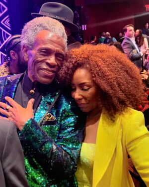 Stephanie Mills Instagram - Me and MY WIZ 💚 Mr. Andre DeShields. Love him for Ever. 💛💚💛💚💛💚💛💚 POWER #thewiz #theoriginaldorothy #theoriginalwiz #yellowbrickroad #emeraldcity #friendship #andredeshields