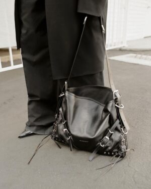 Stephanie Shepherd Instagram - It’s a bag that can fit my whole life or nothing. 

the new signature #givenchyvoyou bag in corset style by @matthewwilliams <3 

@givenchy