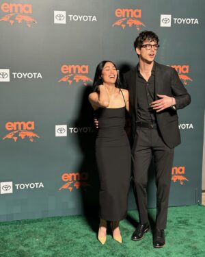 Stephanie Shepherd Instagram - grateful to be invited to present the award for TV episodic Drama to the producers of Apple TV  “Extrapolations” at the Environmental Media Awards. 

the @green4ema EMA’s recognize productions for environmentally conscious story telling on screen and sustainability efforts behind the scenes <3