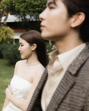 Suppasit Jongcheveevat Instagram - Cheers to love, laughter, and happily ever after! Wishing Jom and Ta a lifetime of joy and bliss 💍✨