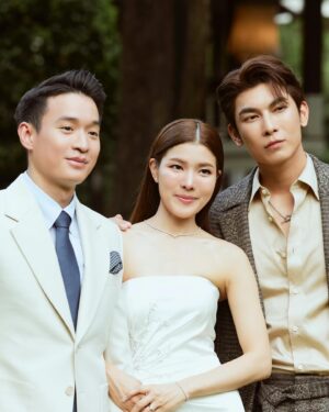 Suppasit Jongcheveevat Instagram - Cheers to love, laughter, and happily ever after! Wishing Jom and Ta a lifetime of joy and bliss 💍✨