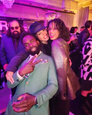 Susan Kelechi Watson Instagram - It was a #macro kind of night✨️...
@staymacro #oscarweek