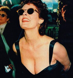 Susan Sarandon Instagram - Should I cut my hair again? SAG Awards 1996. #tbt