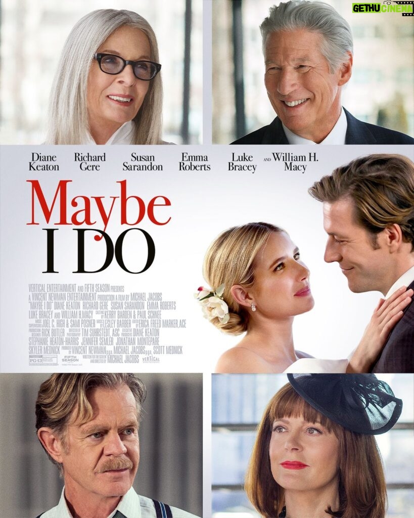 Susan Sarandon Instagram - Maybe I Do is now in theaters nationwide today! @maybeidofilm