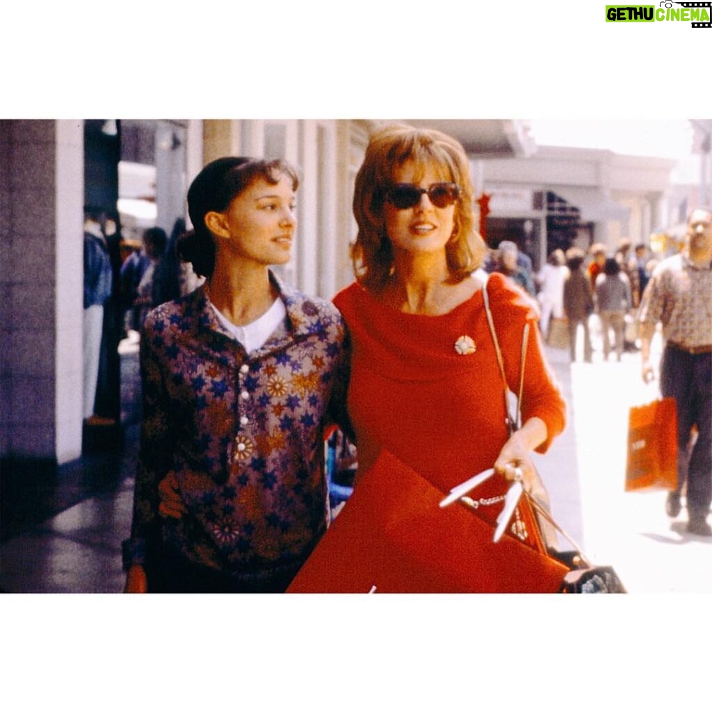 Susan Sarandon Instagram - With the beautiful @NataliePortman in Anywhere But Here. 1999. #TBT